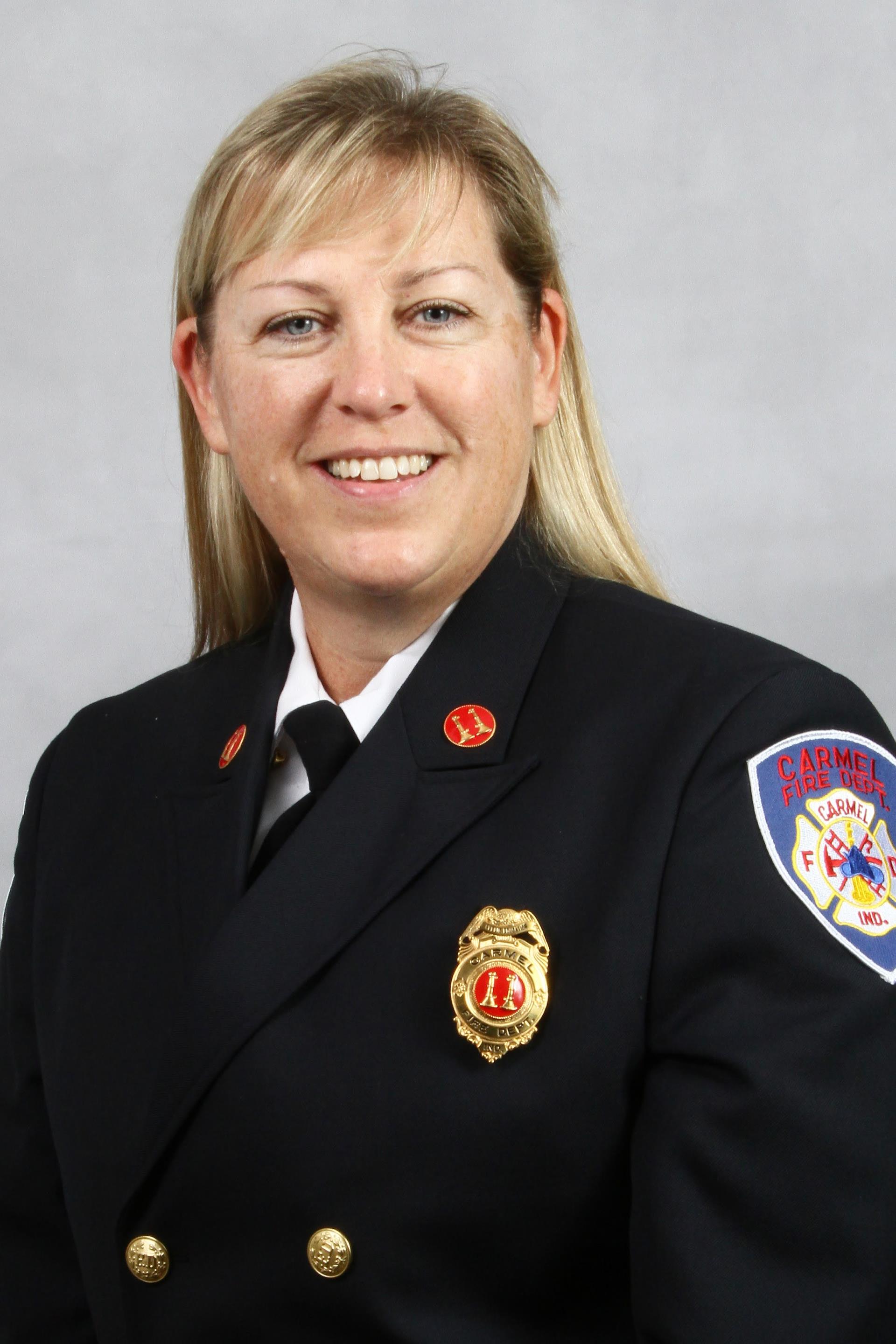 Portrait of firefighter Renee Butts