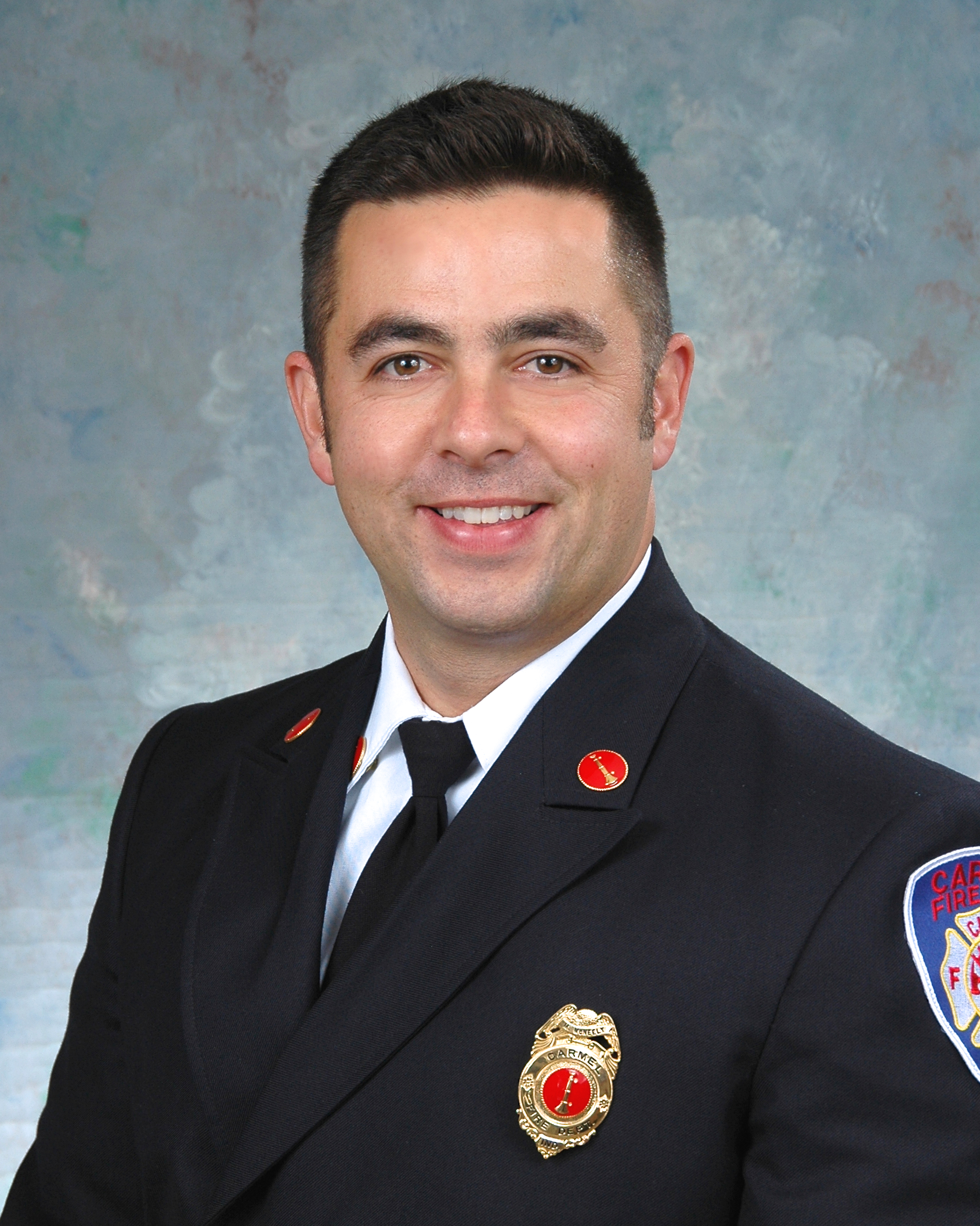 Portrait of Carmel Firefighter Michael McNeely