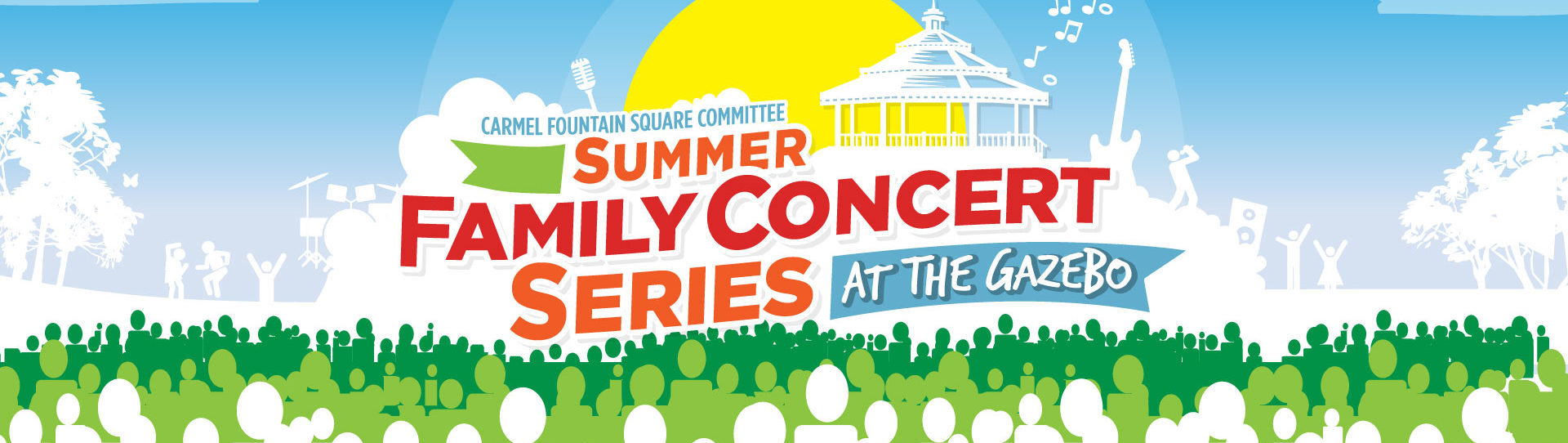 Logo for the Family Concert Series at the Gazebo