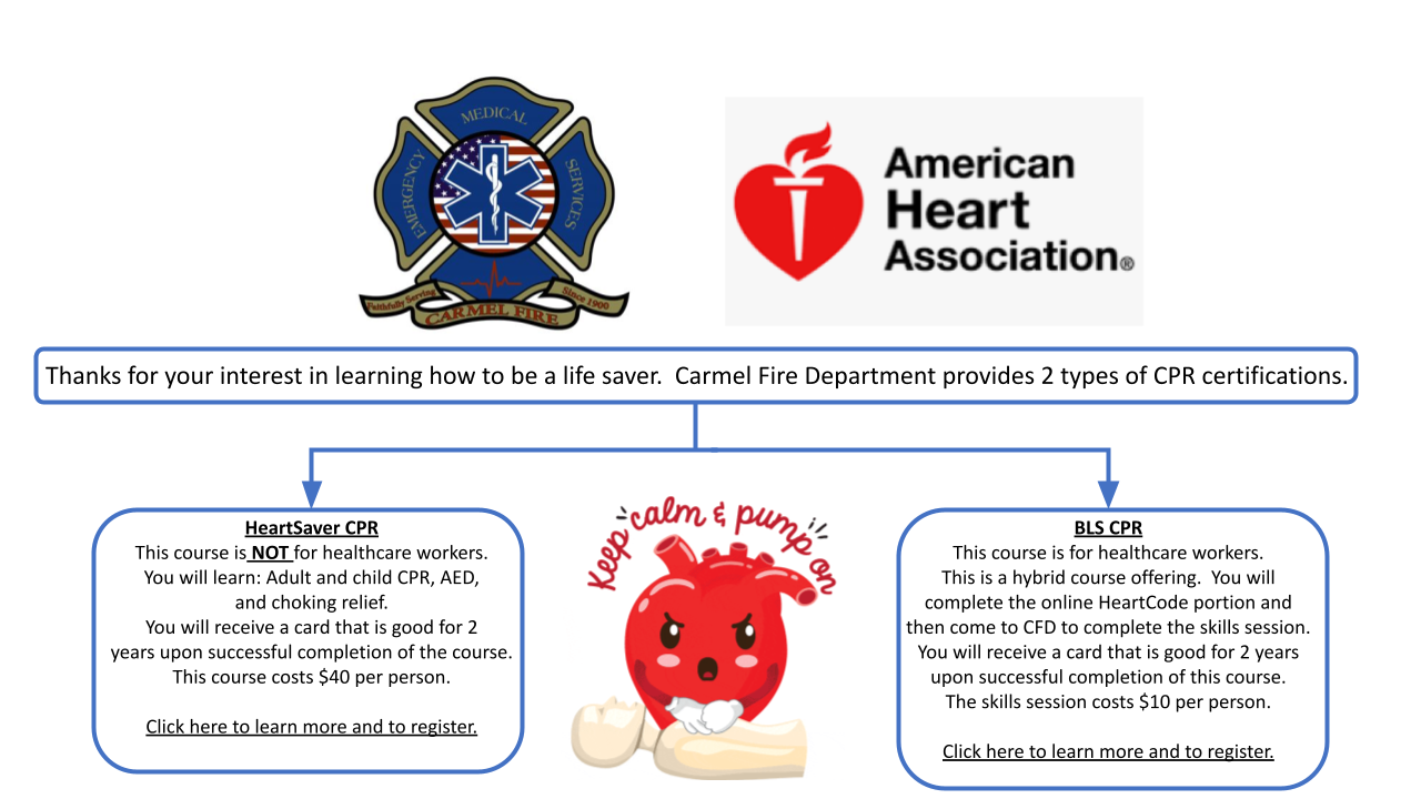 Carmel Fire Department Public CPR