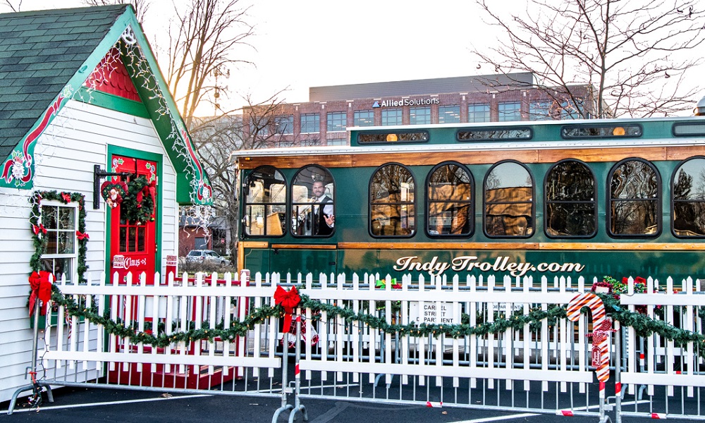 Trolley with Allied Solutions Holiday Carmel Indiana