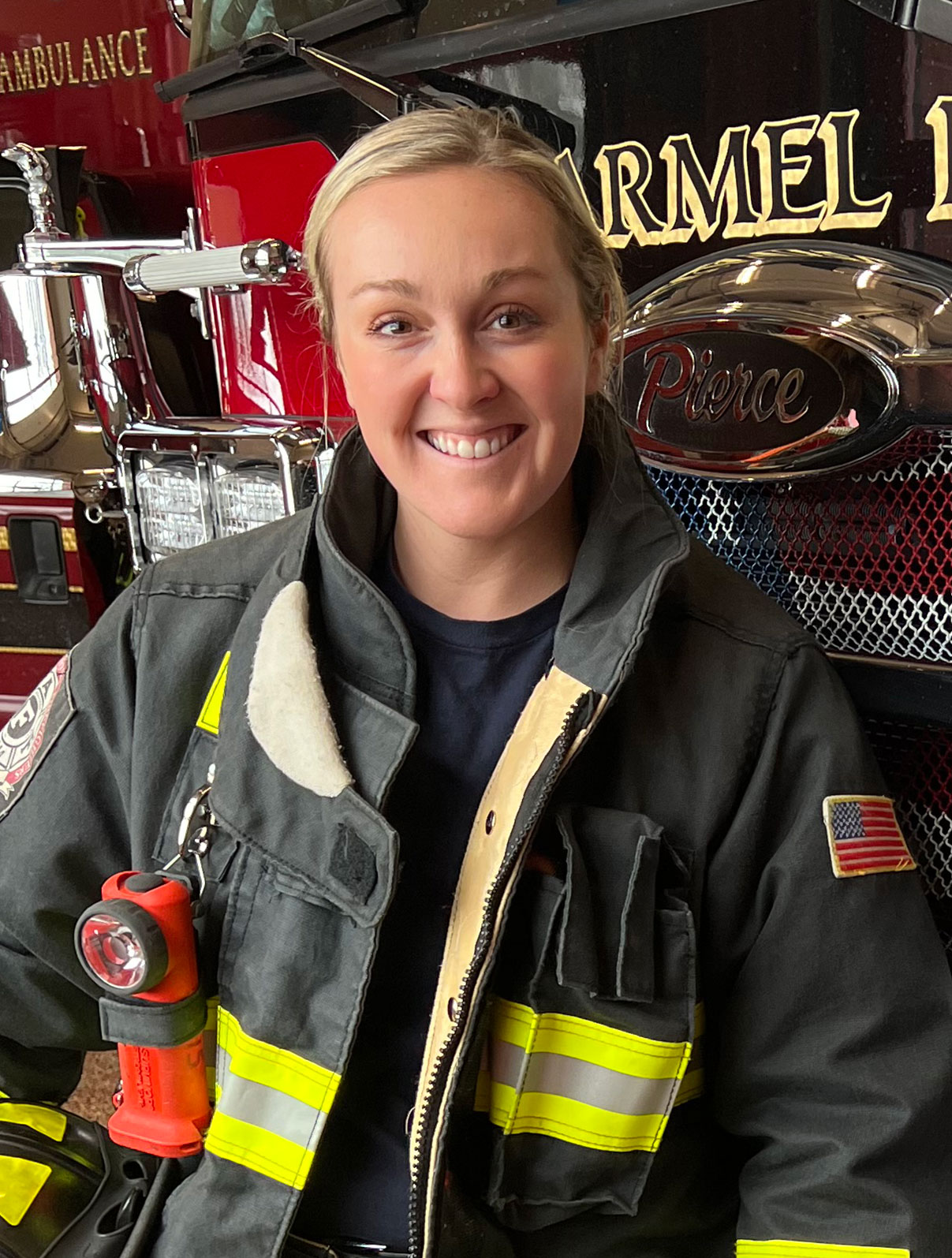 Portrait of Carmel Firefighter Stephanie Yoder