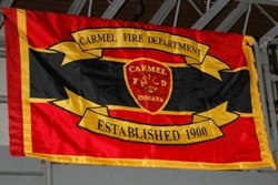 Carmel Clay Fire Department Honor Guard Flag